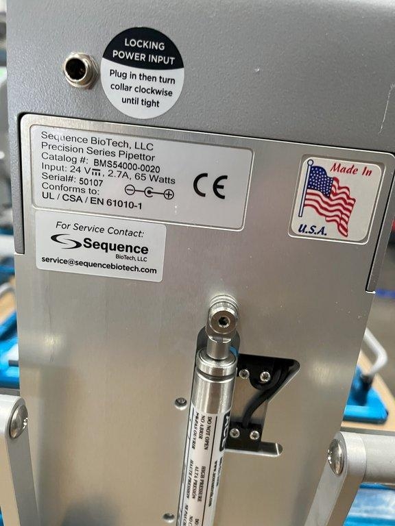 Sequence Biotech Precision series Pipettor 20/96 Very Good Condition Lab Use