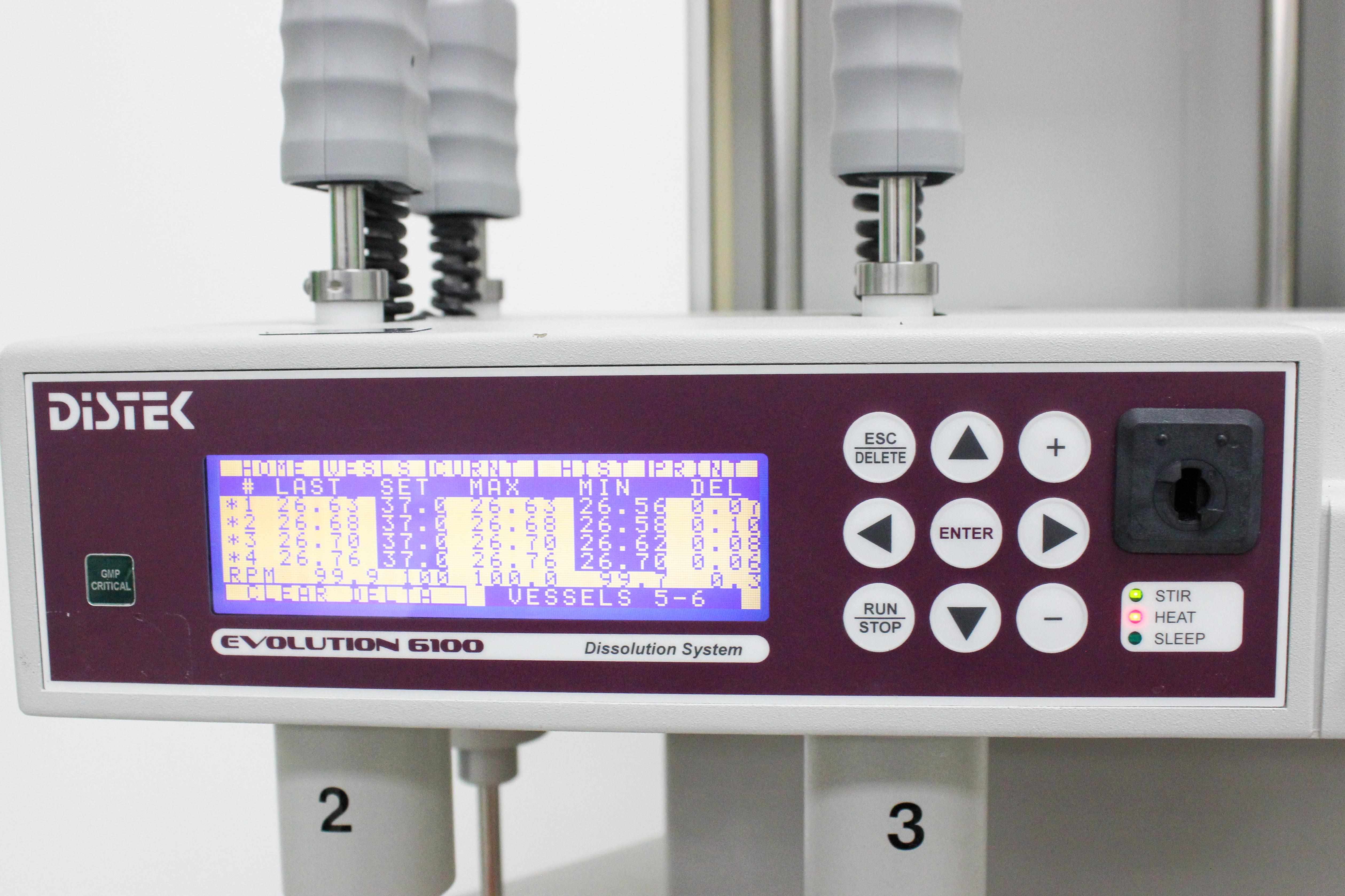 Distek Evolution 6100 Chemistry Dissolution System Bathless 7 Vessels 350 RPM