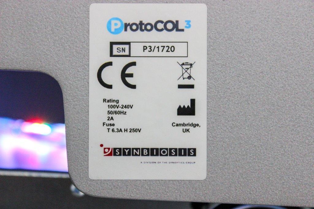 Synbiosis ProtoCOL3 Colony Counter Zone Measure Automatic Software