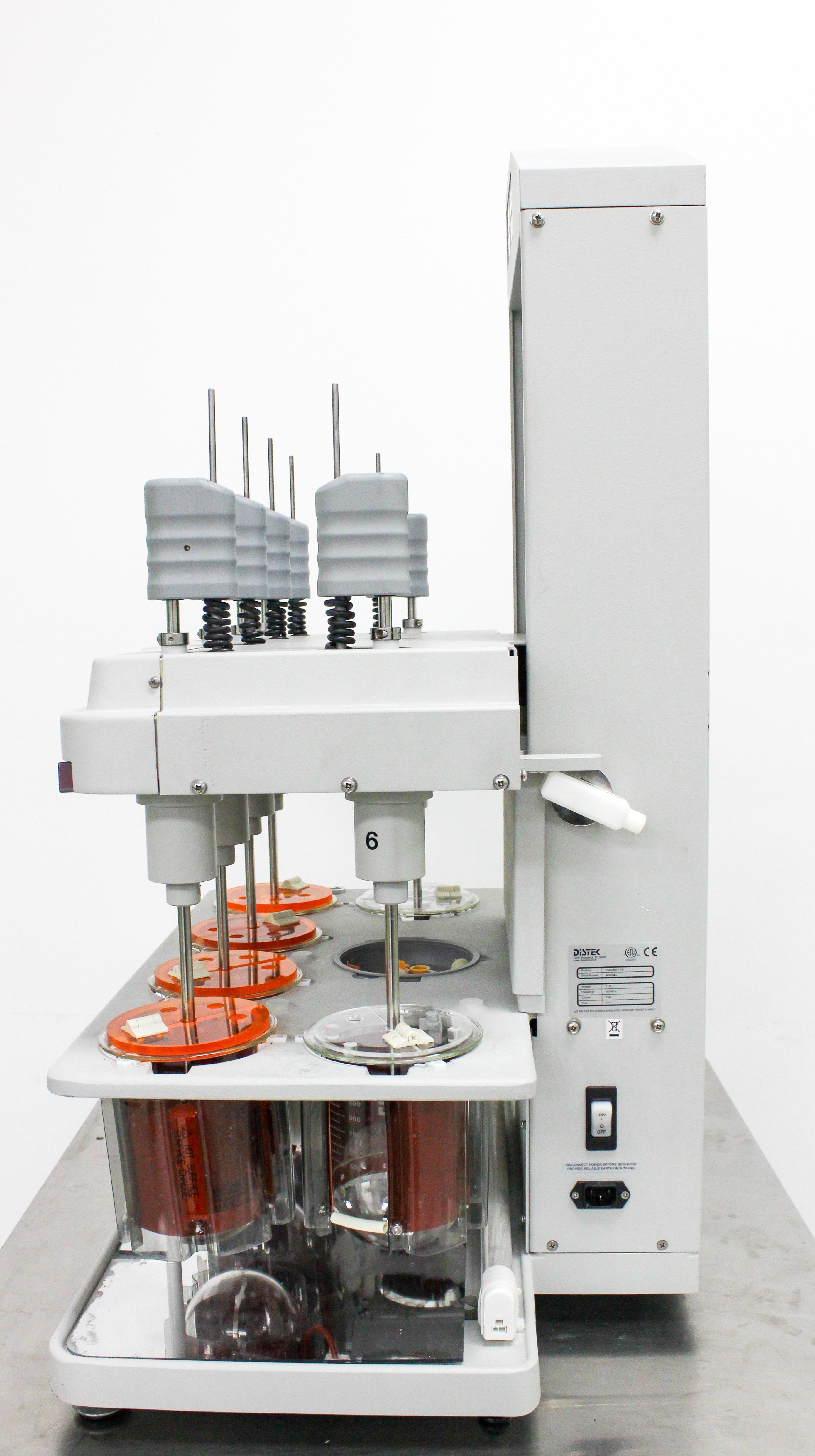 Distek Evolution 6100 Chemistry Dissolution System Bathless 7 Vessels 350 RPM