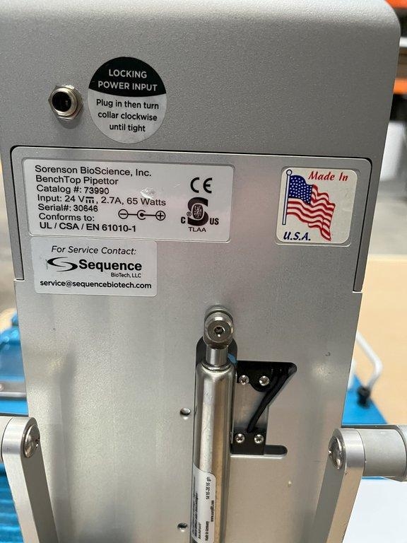Sorenson Benchtop Pipettor Semi-Automated 20uL Model 73990 Laboratory Equipment