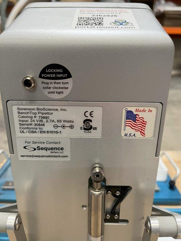 Sorenson 73990 Laboratory Pipettor Benchtop Semi-Automated 20ul Liquid Handling