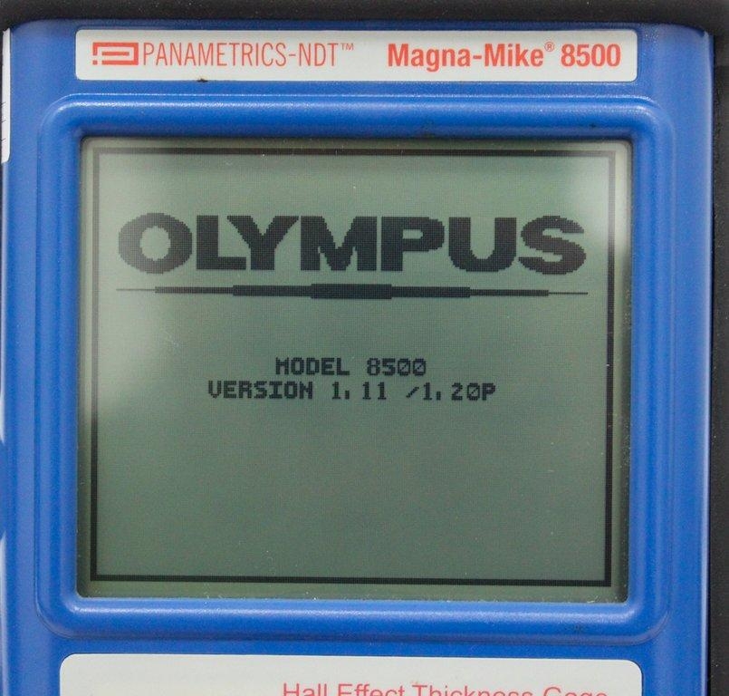 Olympus Magna-Mike 8500 Thickness Gage Hall Effect Model 801PR with Probe