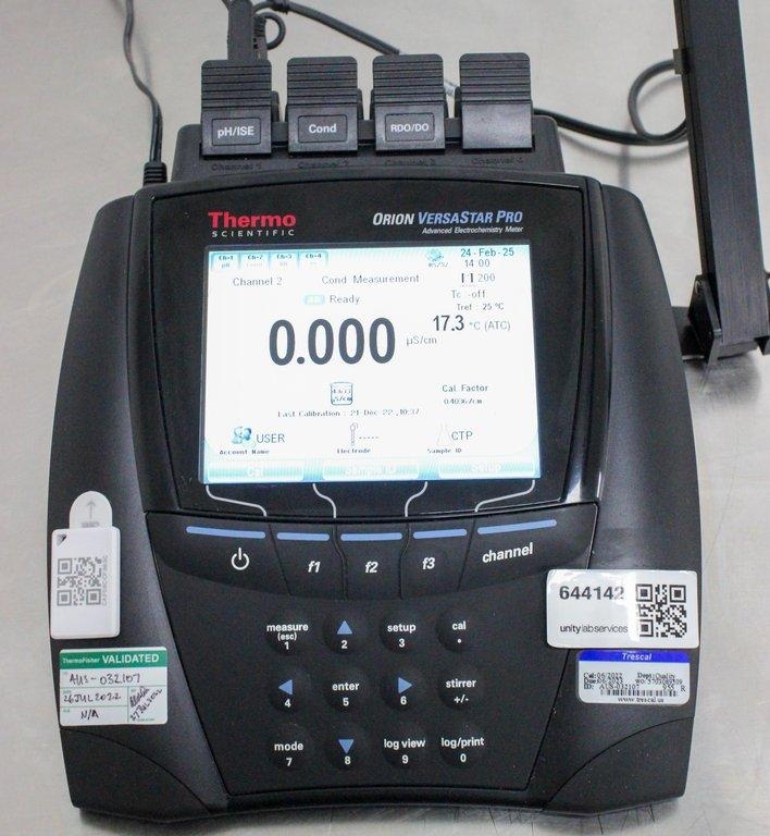 Thermo Orion VersaStar Pro Meter Lab Benchtop Min pH Max ORP Temp Measure