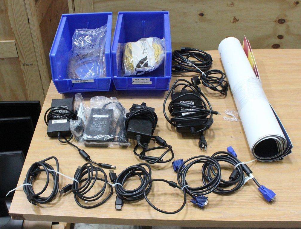 Misc. Monitors Keyboards Parts Computer Accessories Pallet Includes Hardware