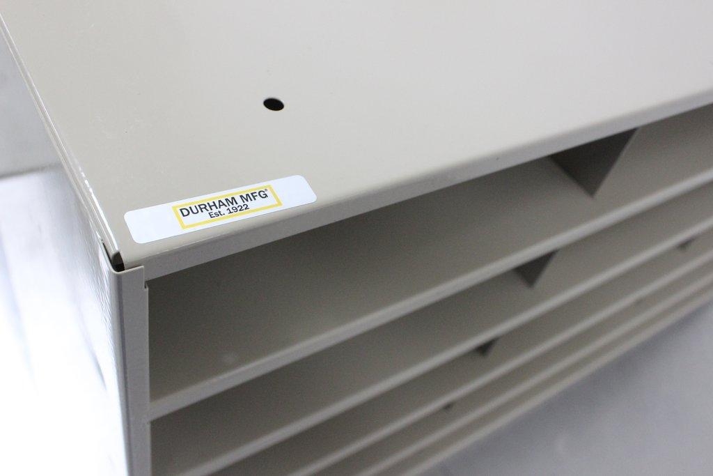 Durham 434-75 Facility Storage Rack 15 Openings Powder Coated Gloss Finish