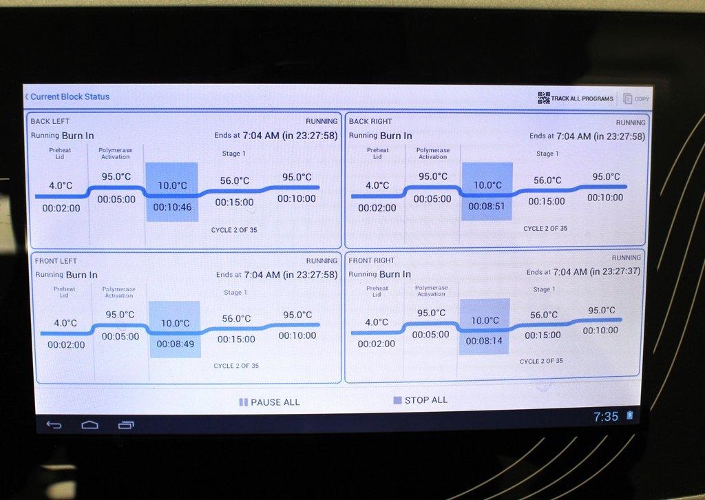 Cole Parmer Alpha Thermal Cycler AC4384 Quad 384-Well PCR Machine 100-240VAC