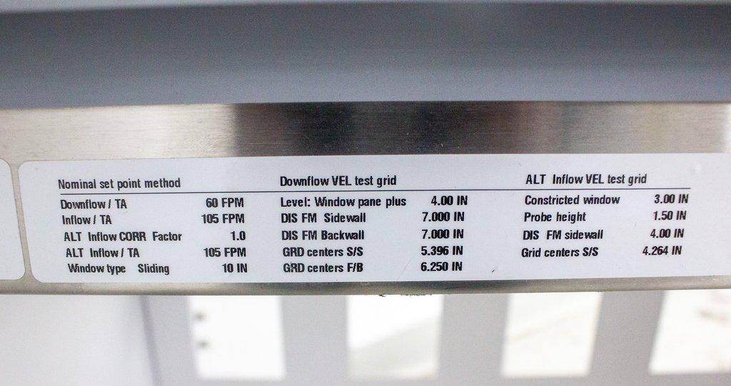 Panasonic MHE-N400A2-PA Class II Type A2 Biological Safety Cabinet with HEPA Filtration