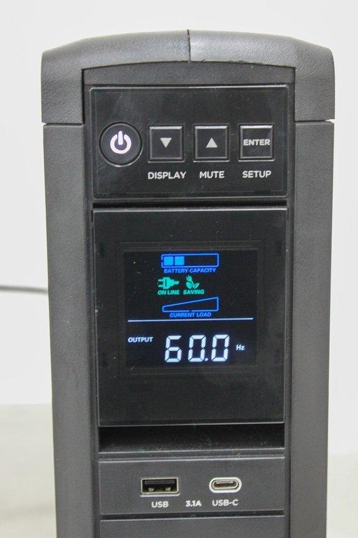 CyberPower CP1500PFCLCD Battery Backup Power Supply 1500VA 900W 120V 60Hz USA