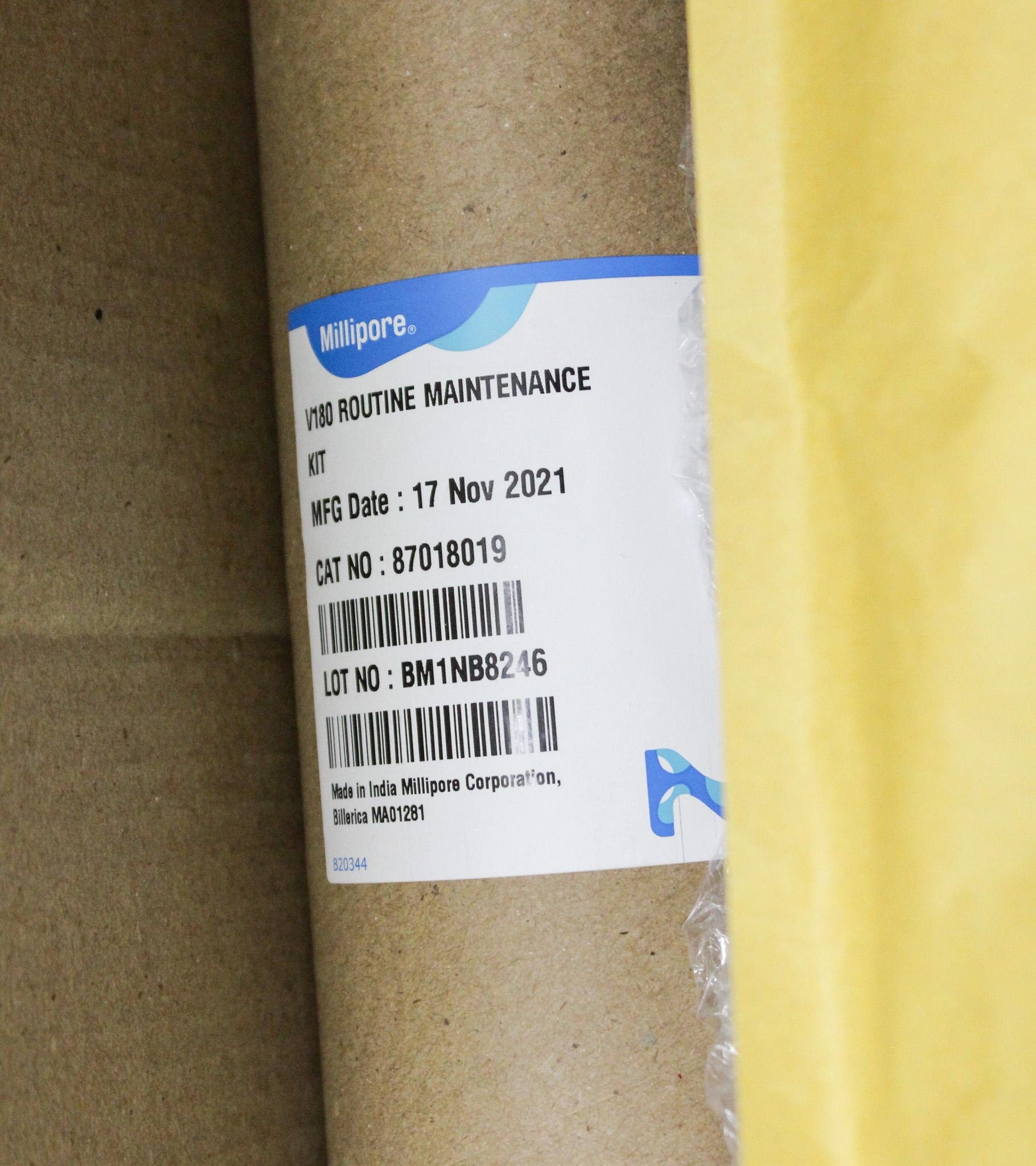 Millipore VS180 Service Kit 87918023 Maintenance and Seal Kit Components