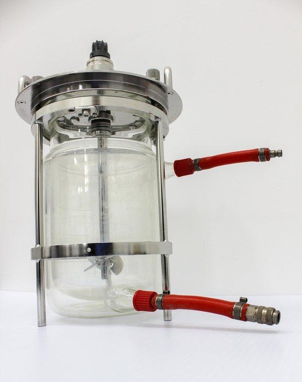 Sartorius Stedim Bioreactor Fermentation 1.5L Glass Vessel Used