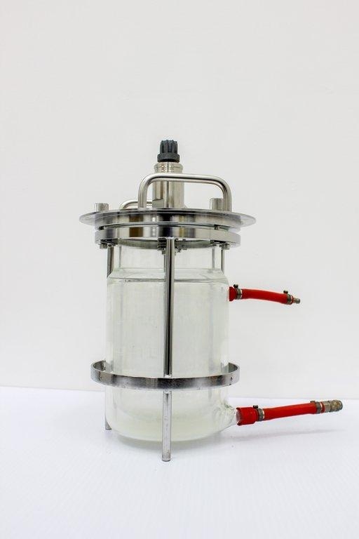 Sartorius Stedim Bioreactor Fermentation 1.5L Glass Vessel Used