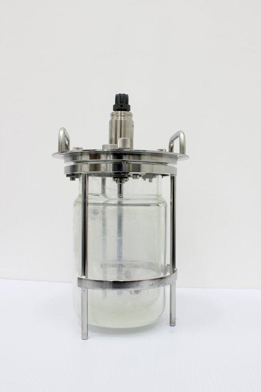 Sartorius Stedim Bioreactor Fermentation 1.5L Glass Vessel Used