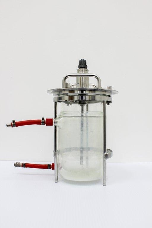 Sartorius Stedim Bioreactor Fermentation 1.5L Glass Vessel Used