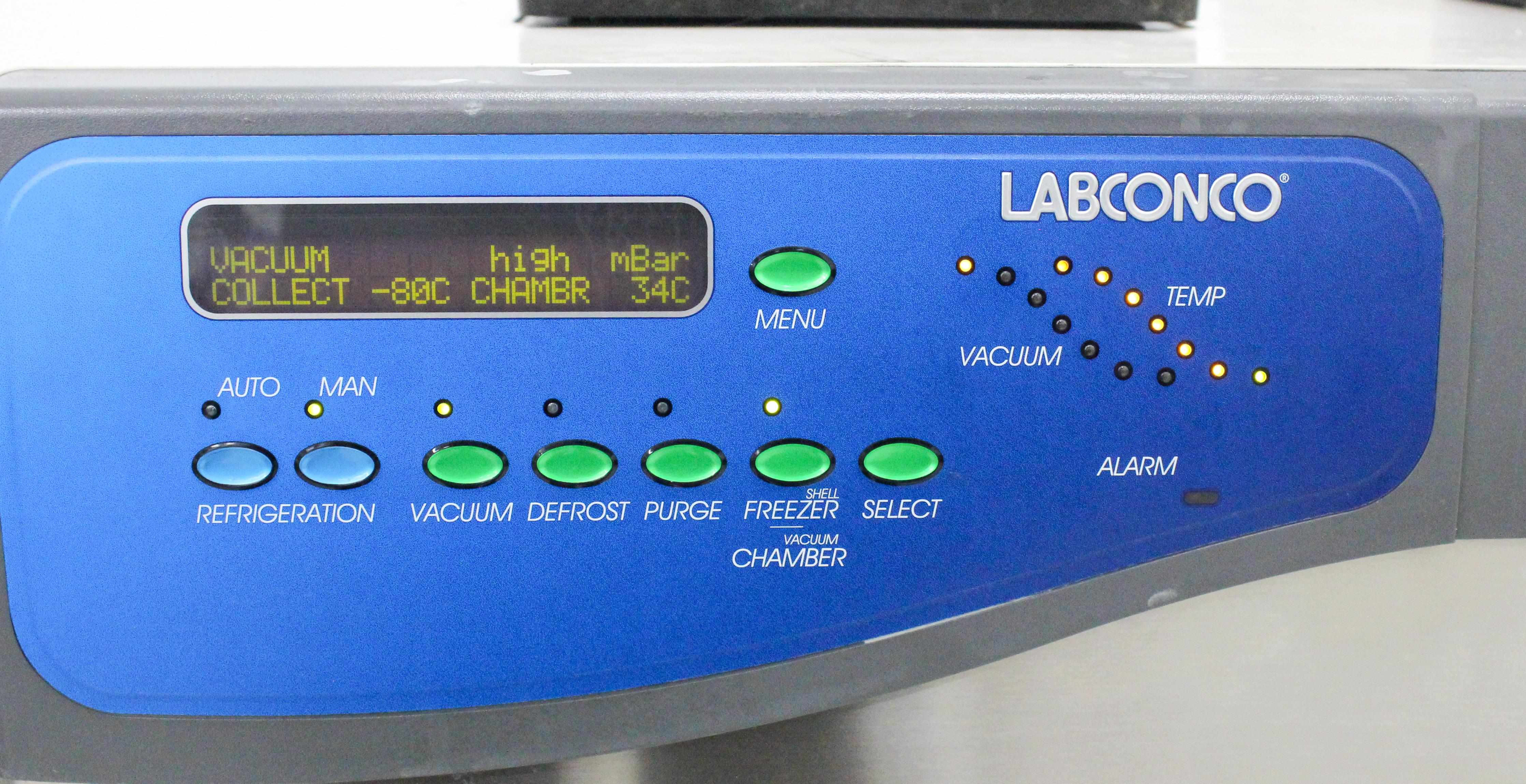 Labconco FreeZone 6 Plus Freeze Dryer 6L -84C Vacuum Lyophilizer