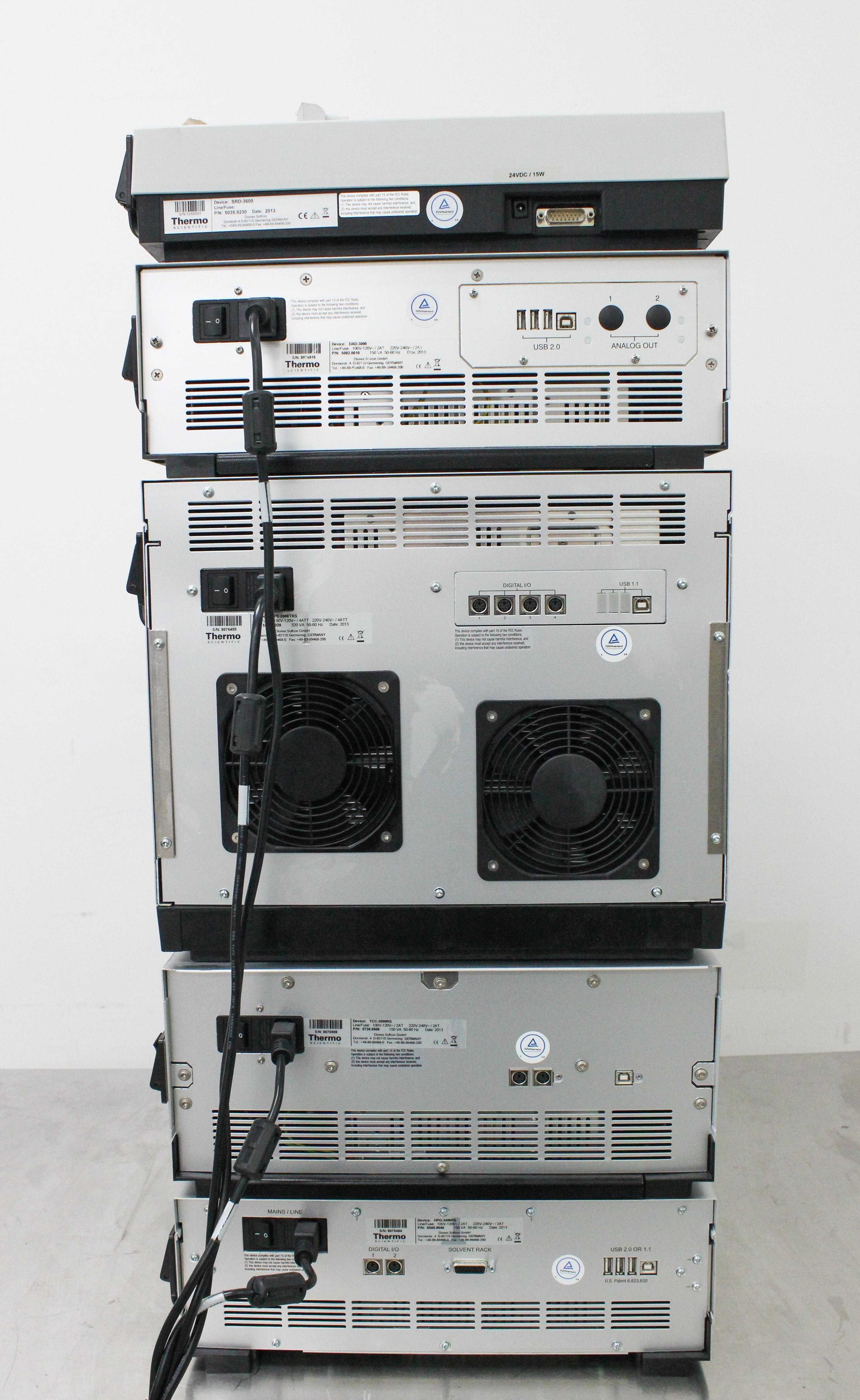 Thermo Dionex UltiMate 3000 HPLC System Fast LC 15000 PSI Includes Accessories