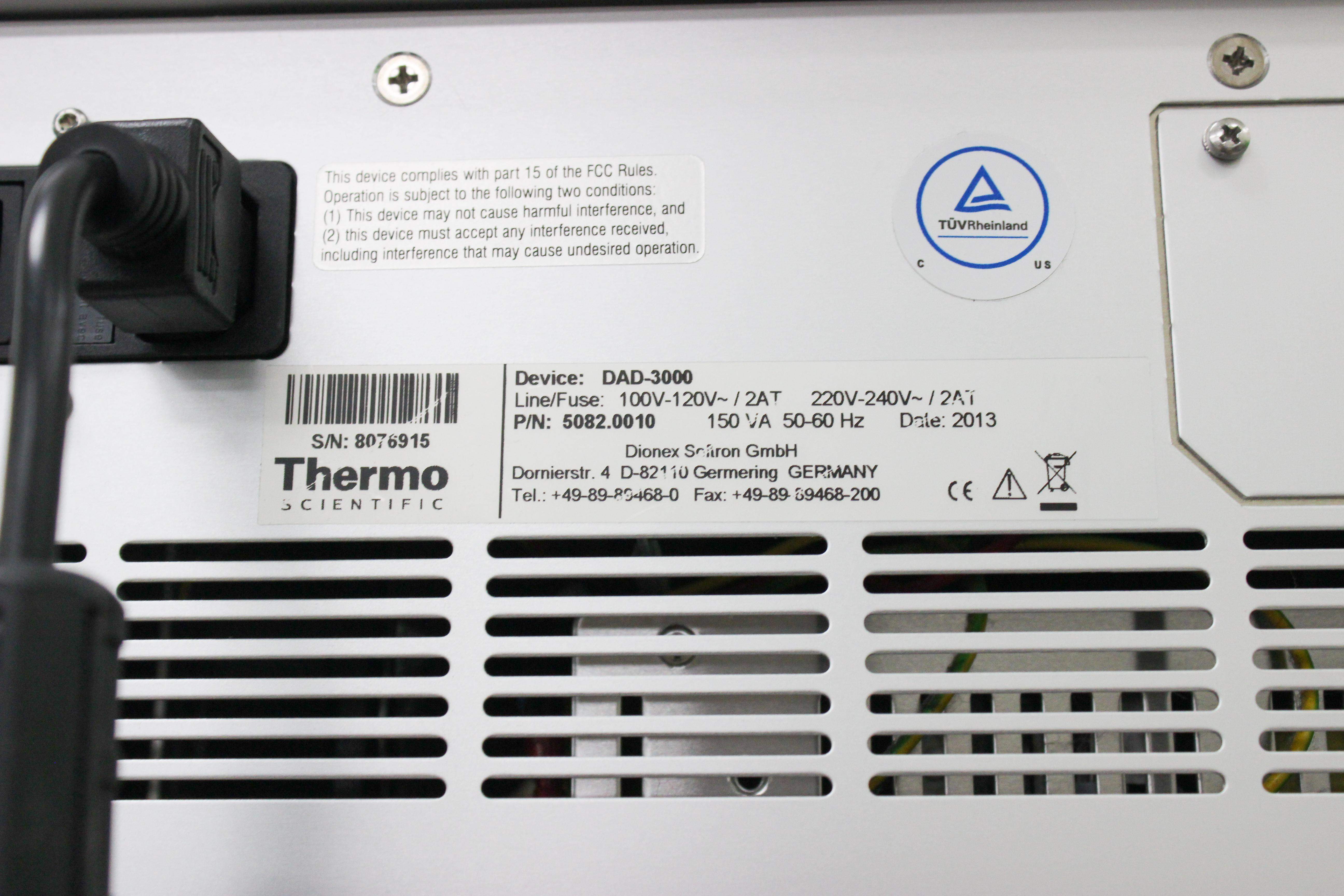 Thermo Dionex UltiMate 3000 HPLC System Fast LC 15000 PSI Includes Accessories