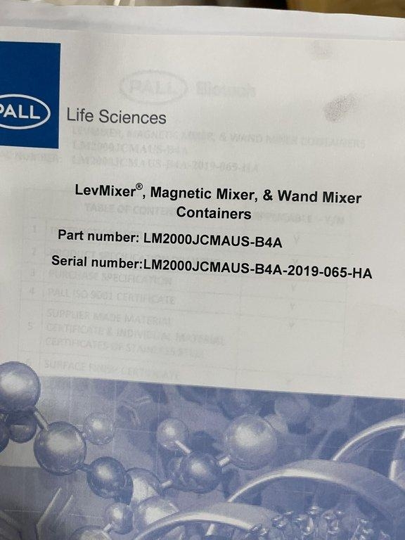 Pall LM1000JCMAUS-B4A Magnetic Stirrer Homogenizer Excellent Condition Includes Manual