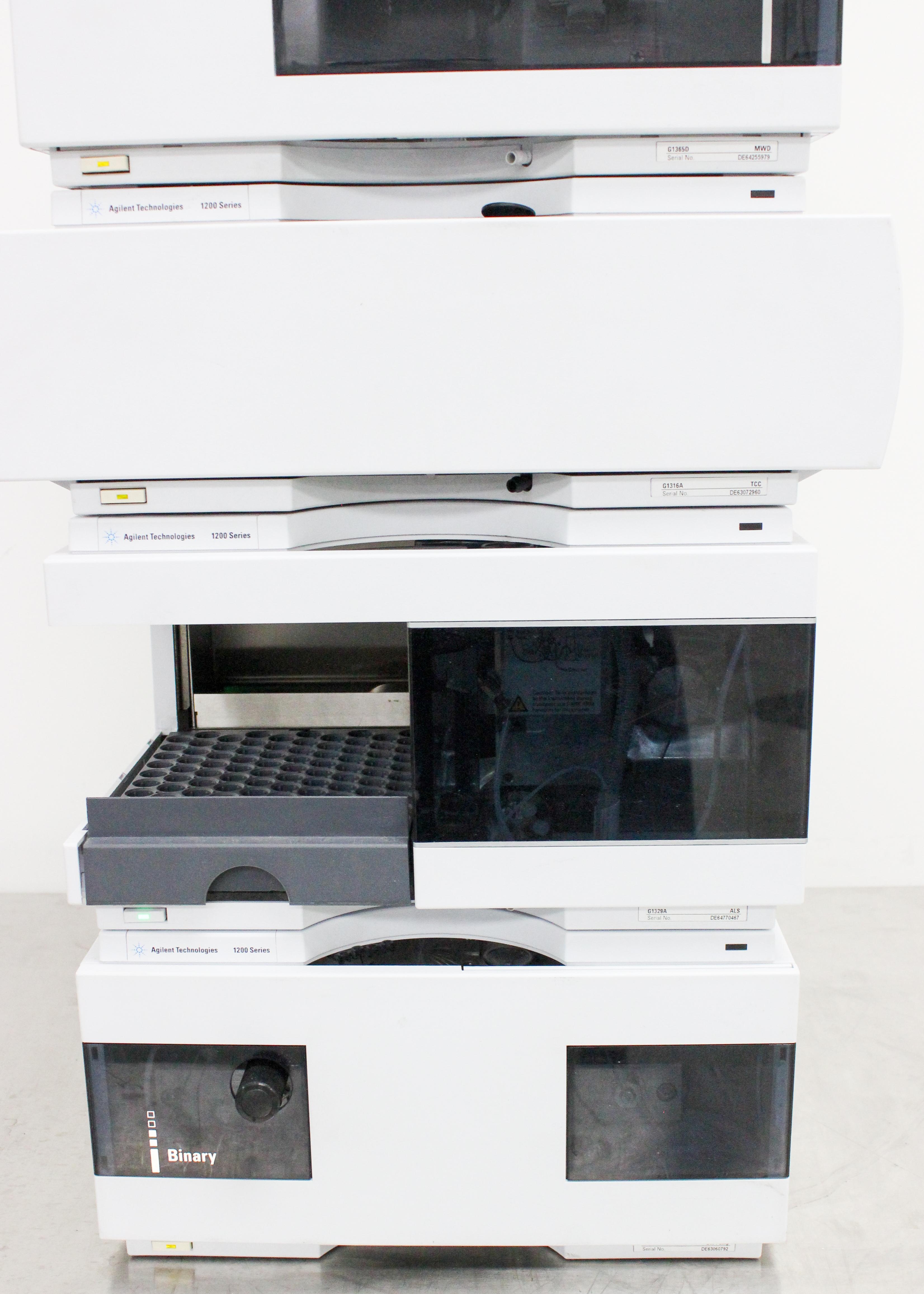 Agilent Technologies 1200 Series HPLC Bin Pump MWD Detector Good Condition