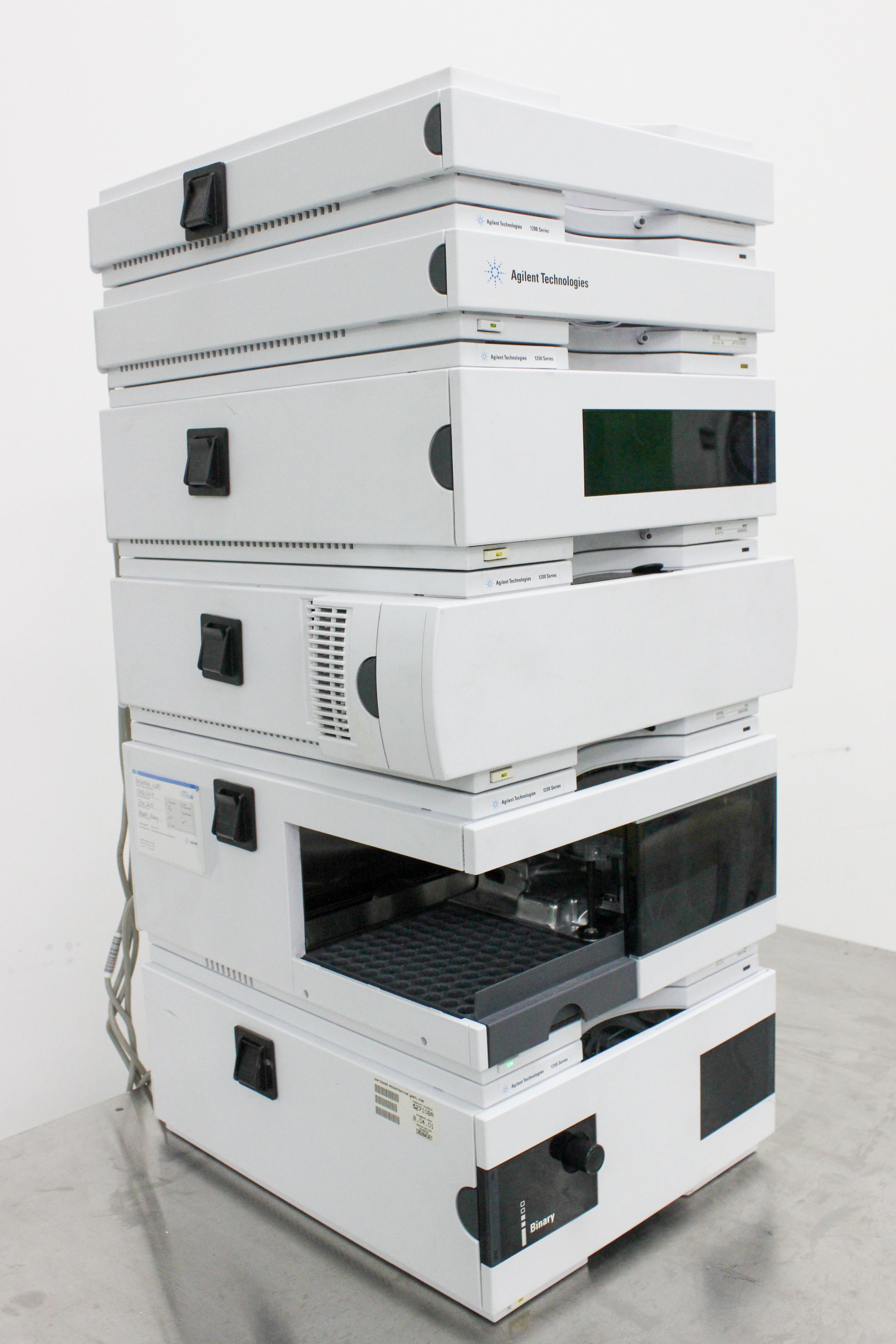 Agilent Technologies 1200 Series HPLC Bin Pump MWD Detector Good Condition