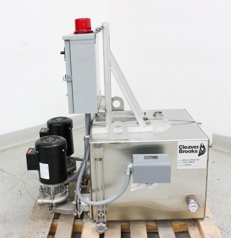 Cleaver Brooks CRSS-45 2P Condensate Return System 12-135 Gallon Capacity