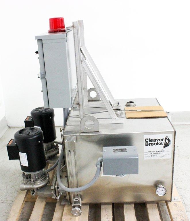 Cleaver Brooks CRSS-45 2P Condensate Return System 200F Compact Process Use