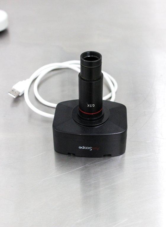 AmScope Trinocular Stand Stereo Zoom Microscope Without Light Double Arm