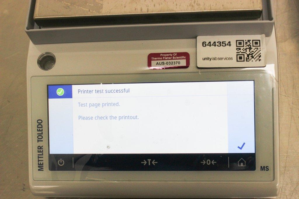 Mettler Toledo MS12002TS Precision Balance 12200g Uniform Weighing Features