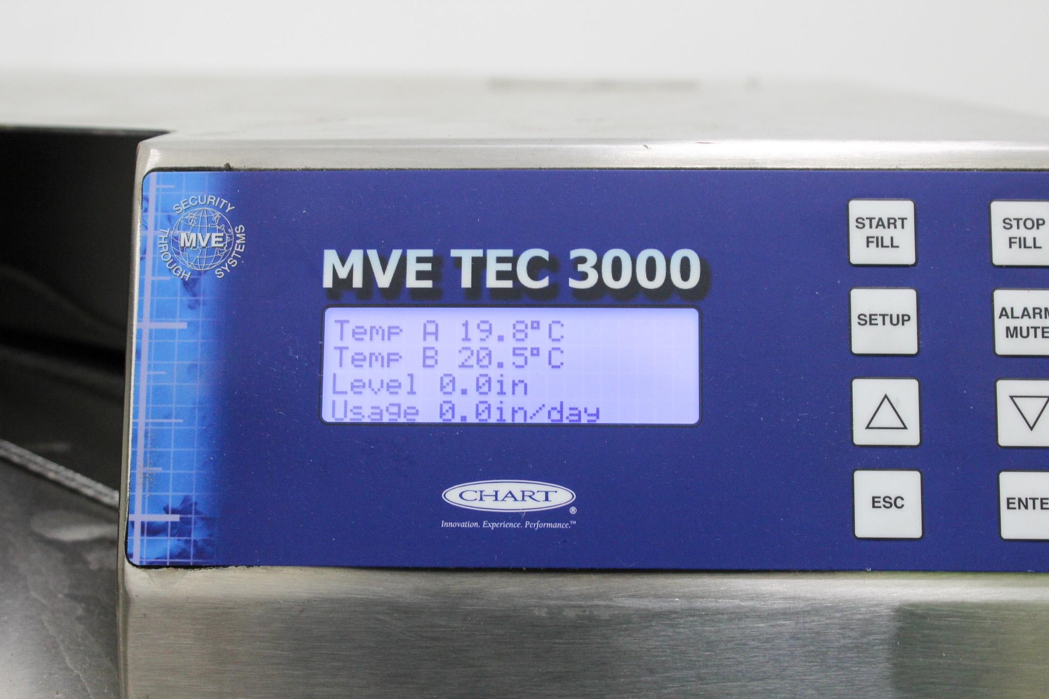 Chart Industries MVE HECO 1536P-190AF-GB Cryogenic Storage Tank, 1500L Capacity