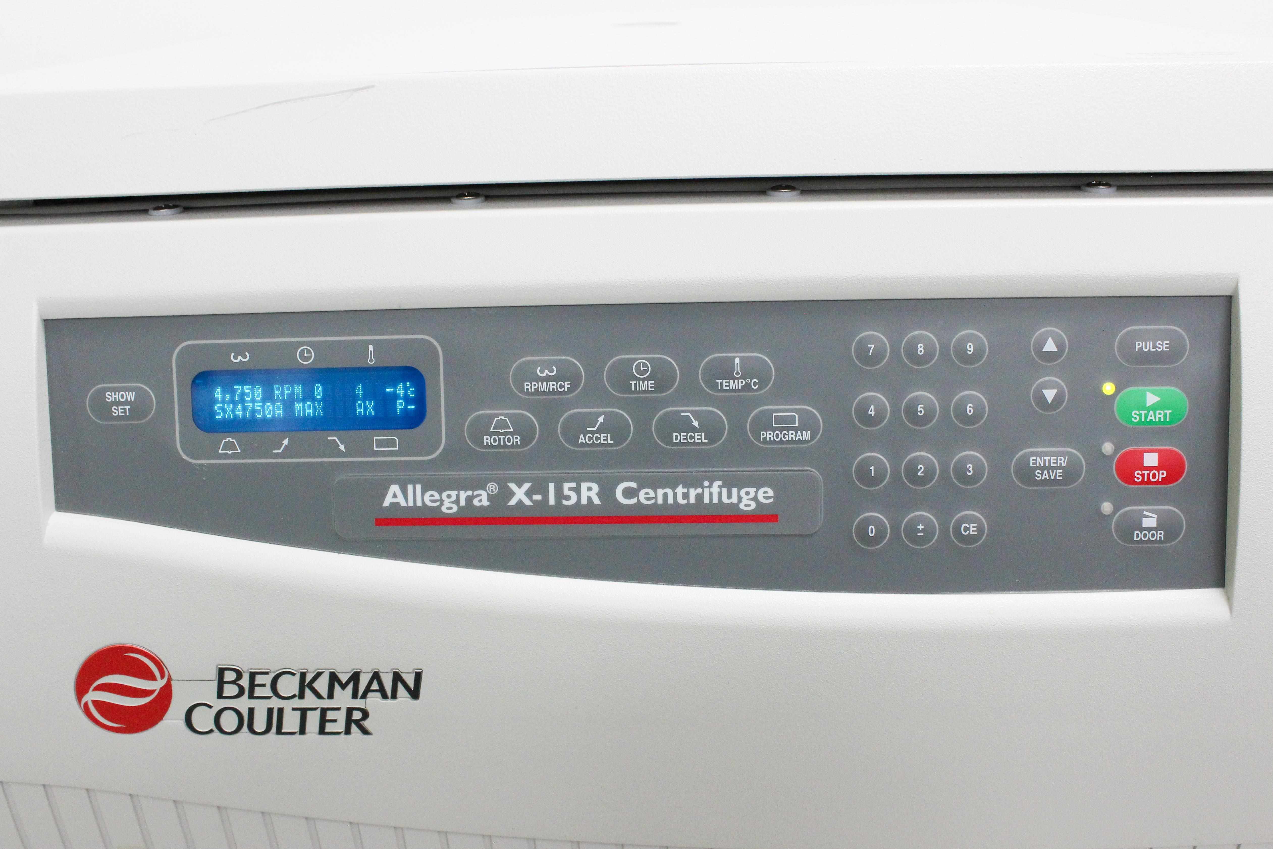 Beckman Coulter Allegra X-15R Refrigerated Centrifuge with Rotor, 5250xg