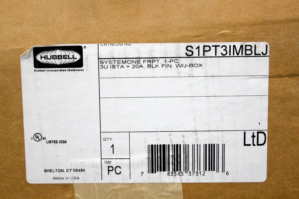 Hubbell S1PT3IMBLJ Facility Accessory Fire Rated Poke-Through Turn-Key