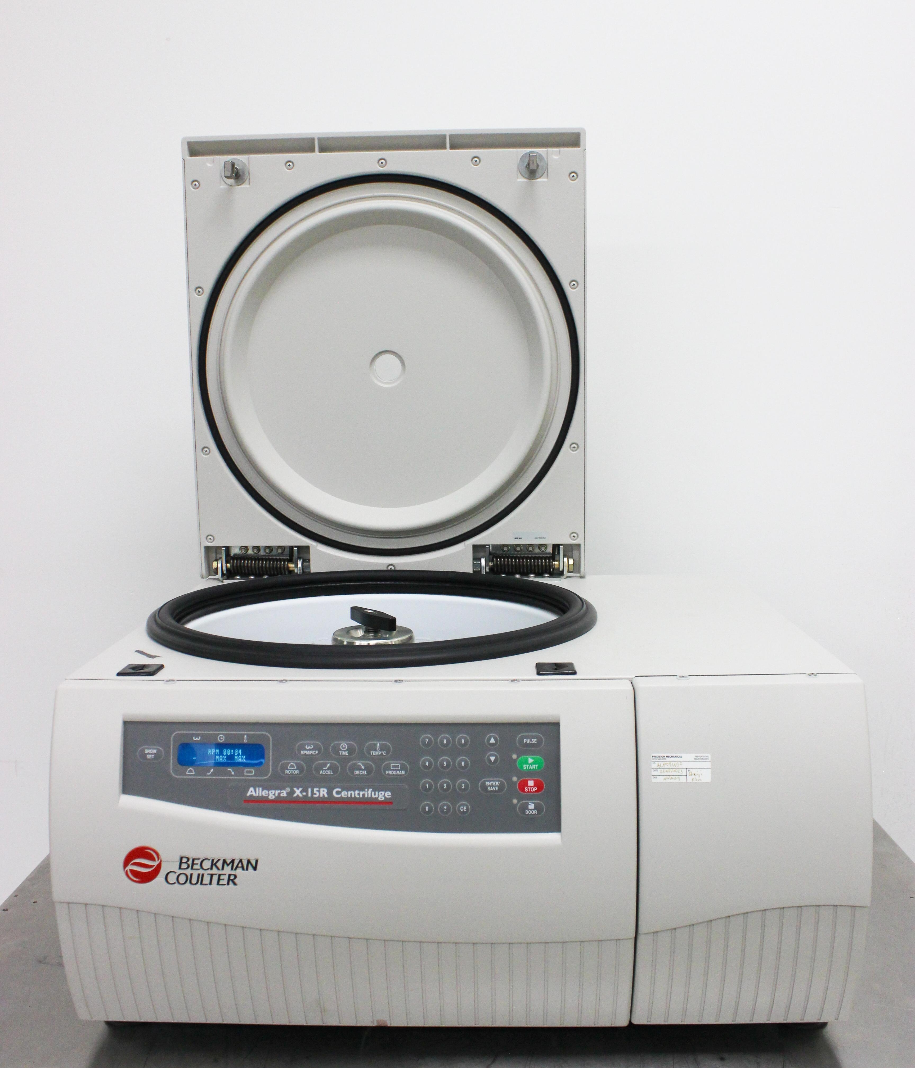Beckman Coulter Allegra X-15R Refrigerated Centrifuge with Rotor, 5250xg