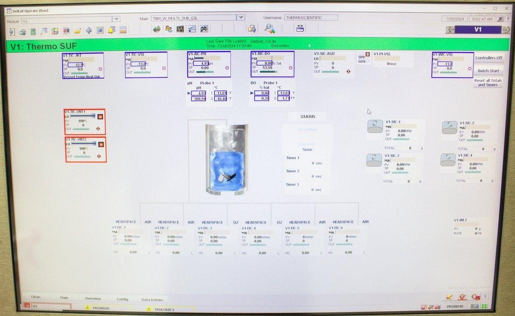 Thermo G3Lite Bioreactor Controller with 30L Fermentor Open Architecture