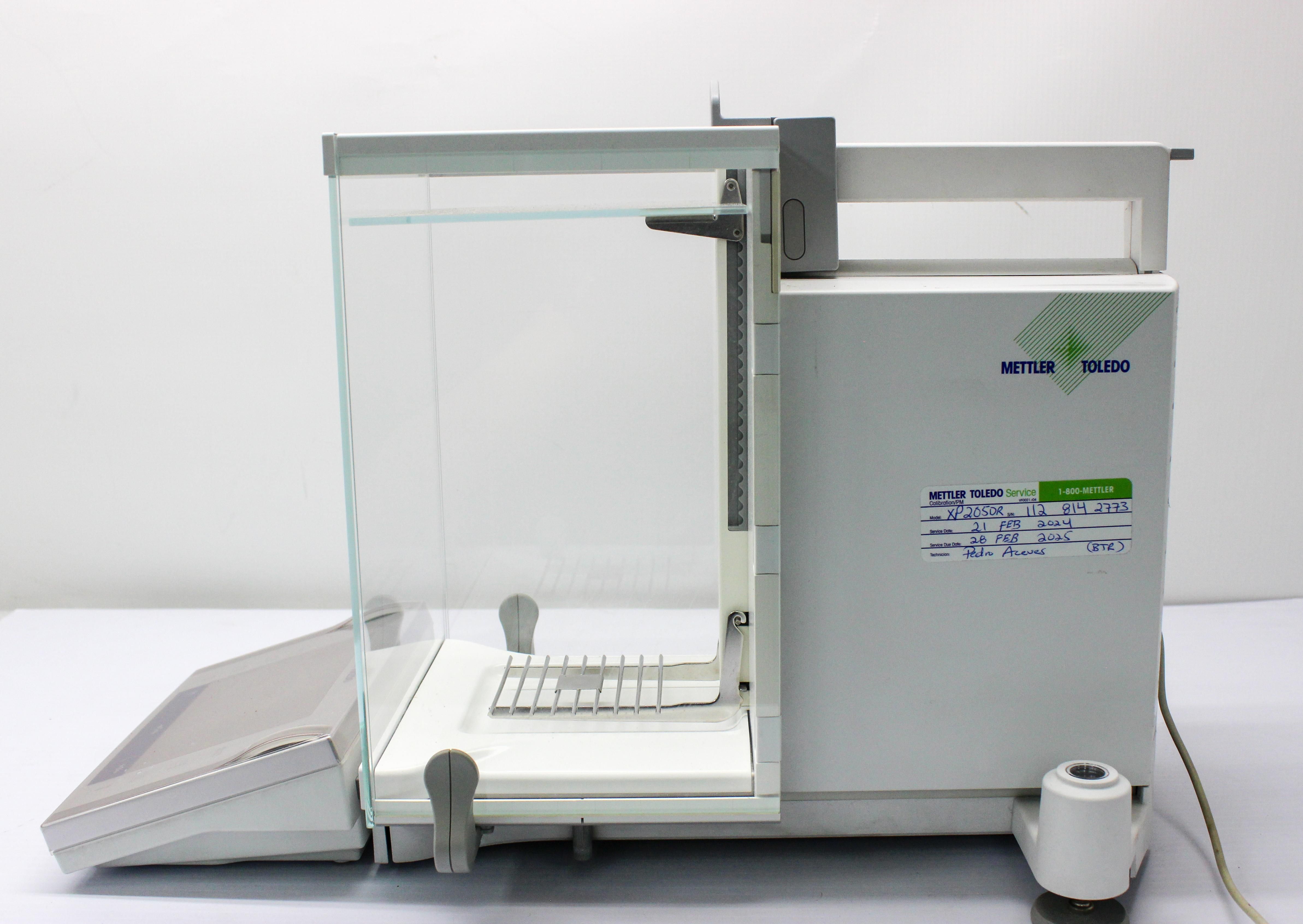 Mettler Toledo XP205DR Analytical Balance 220g/81g Capacity 0.1/0.01mg Readability