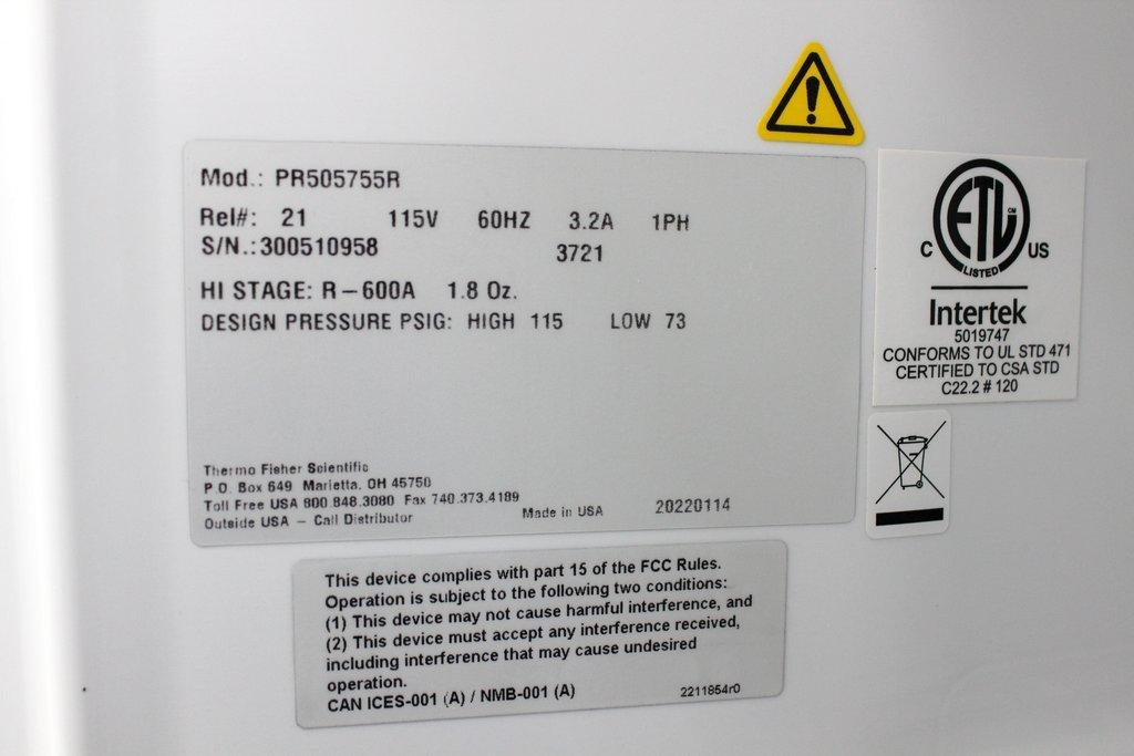 Thermo Precision PR505755R Refrigerated Incubator -10 to 50C 566L Stable Temp