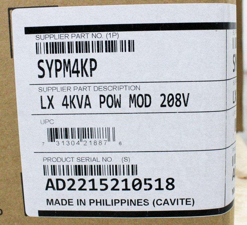 APC SYPM4KP Power Module 4kVA 208V Double Conversion On-Line Protection