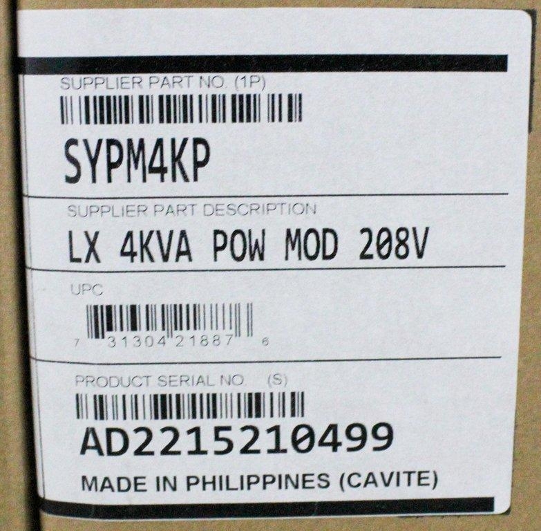 APC SYPM4KP Power Module High-Density Scalable 4KVA 208V Input Output