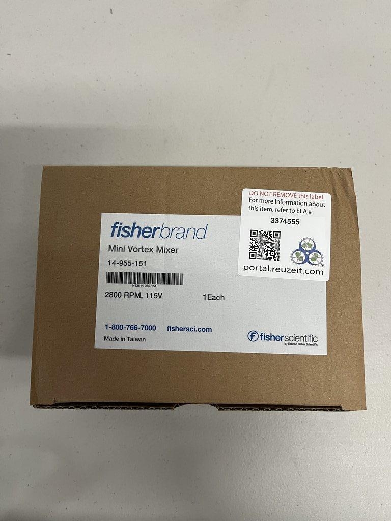 Fisher Scientific Mini Vortex Mixer Small Benchtop Efficient Mixing Device