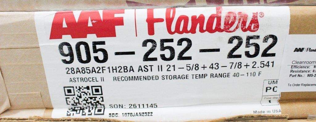 AAF International AstroCel II Cleanroom Air Filter Model 905-252-252