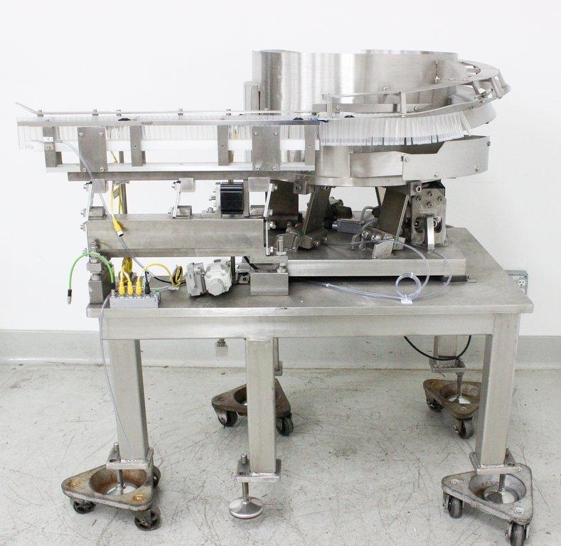 Custom Vibratory Bowl Feeder System, Good Condition, Needs Power Supply, 1000 lb