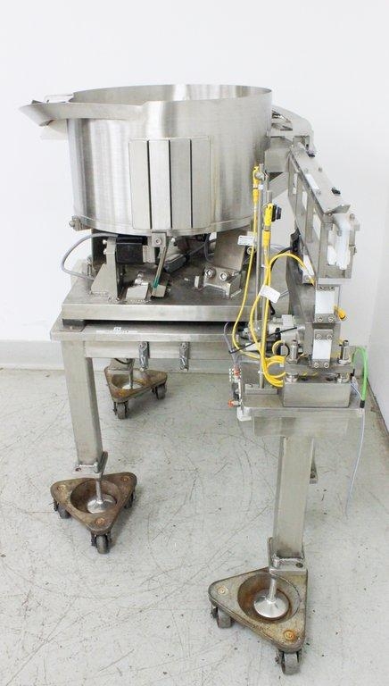 Custom Vibratory Bowl Feeder System, Good Condition, Needs Power Supply, 1000 lb