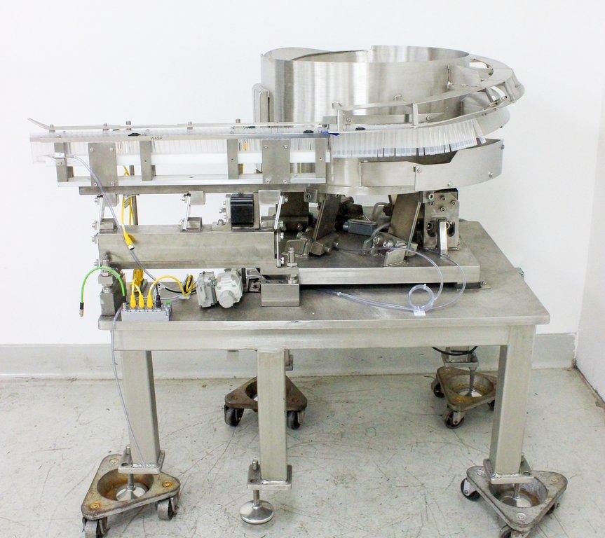 Custom Vibratory Bowl Feeder System, Good Condition, Needs Power Supply, 1000 lb