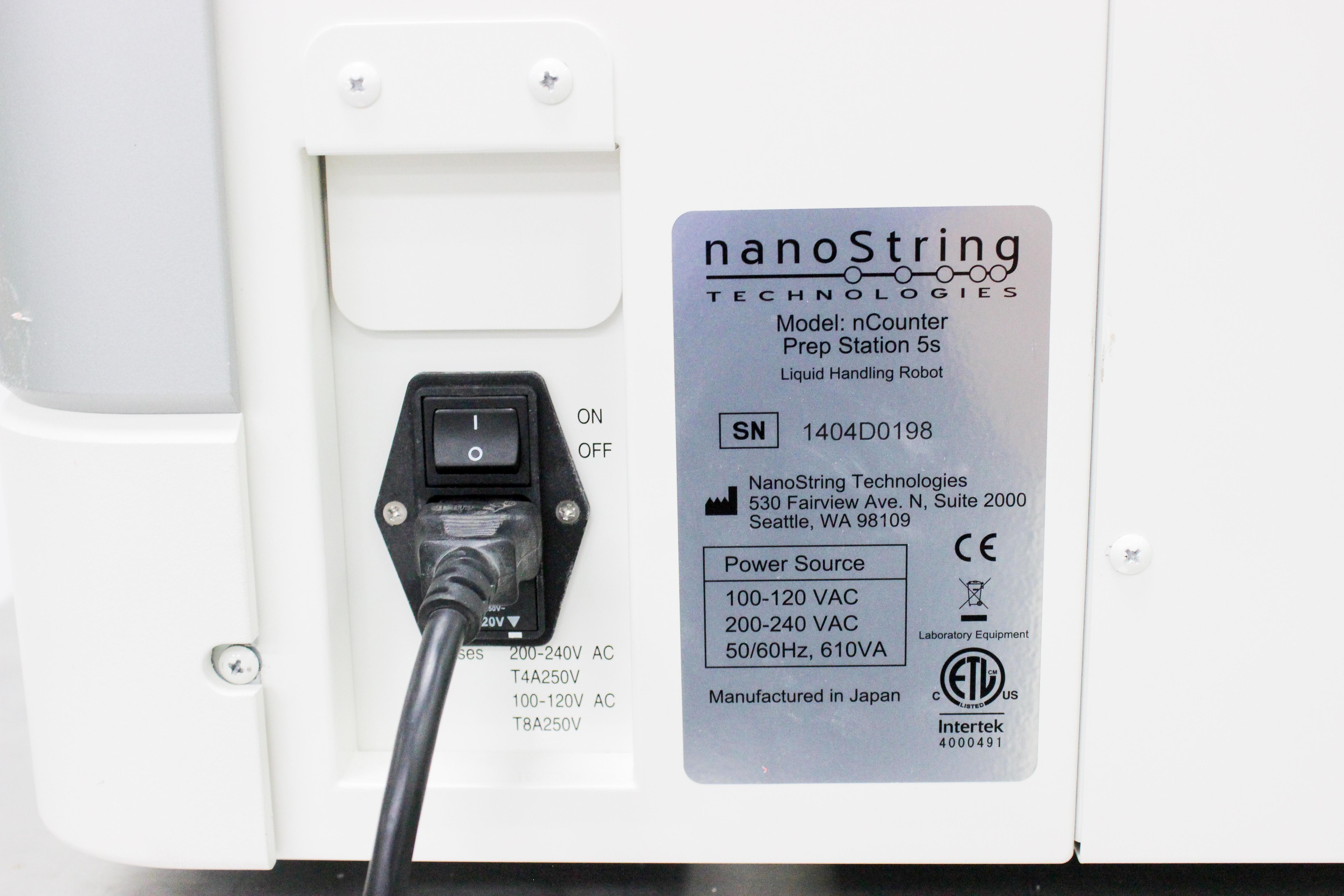 NanoString nCounter Prep Station 5s Automated Liquid Handling Robot 12 Samples