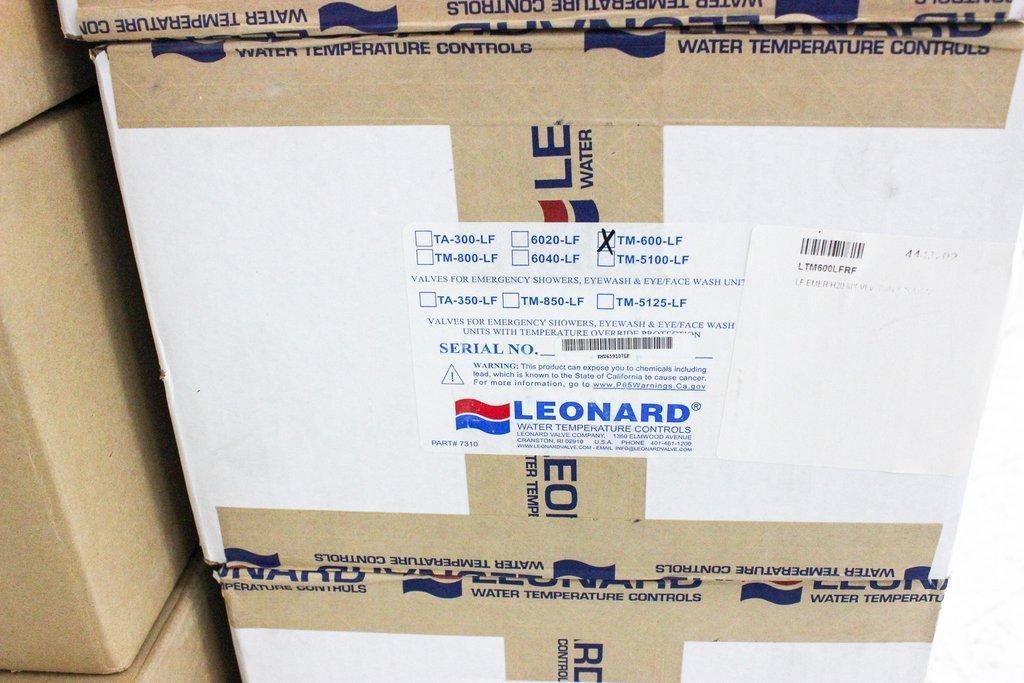 Leonard TM-600-LF Valve Single Drench Shower Eco-Mix Dura-trol Thermo 58GPM