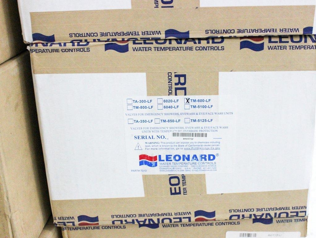 Leonard Valve TM-600-LF Mixing Valve 85F Thermostat Valve System 58 GPM
