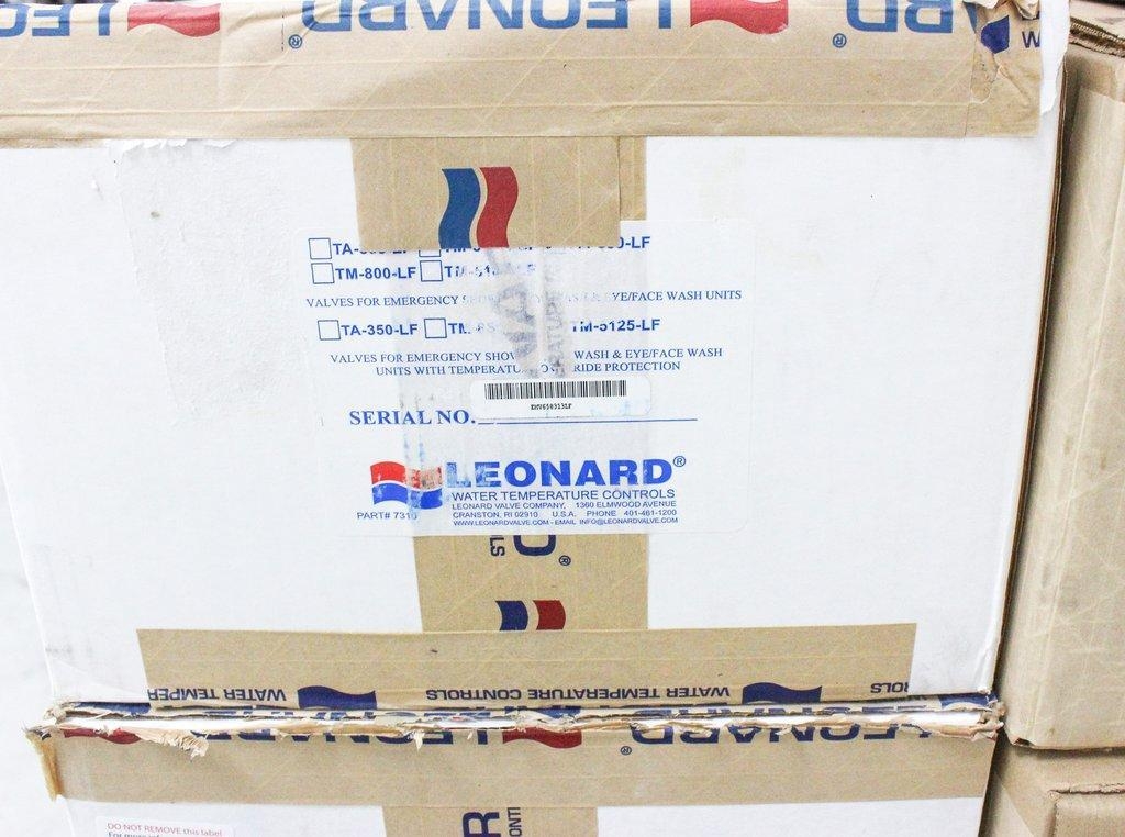 Leonard TM-600-LF Single Drench Shower Valve Thermostatic Mixing 20GPM 32C