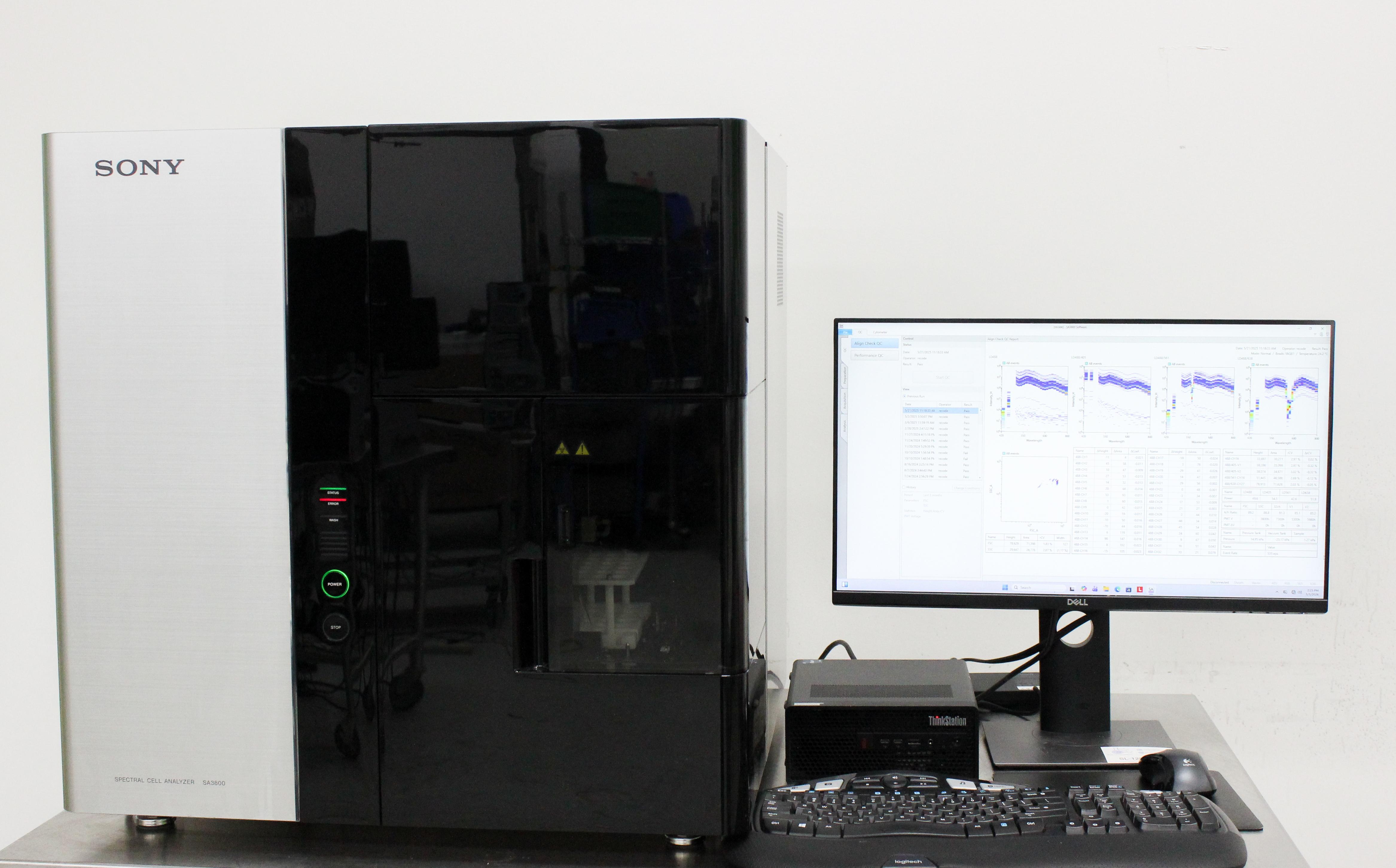 Sony LE-SA3800FA Spectral Cell Analyzer with Software Included