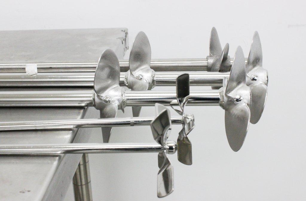 N/A Misc Stirrer Impellers Lab Mixer Shafts Stainless Steel Set of 5