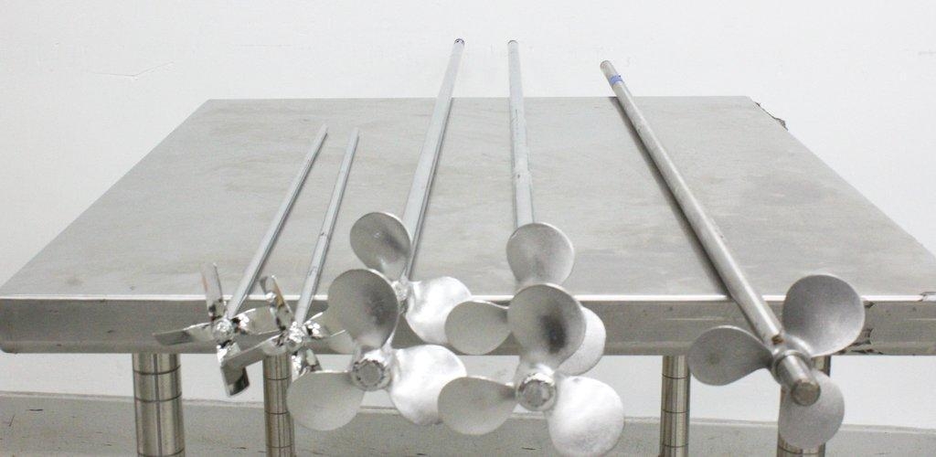 N/A Misc Stirrer Impellers Lab Mixer Shafts Stainless Steel Set of 5