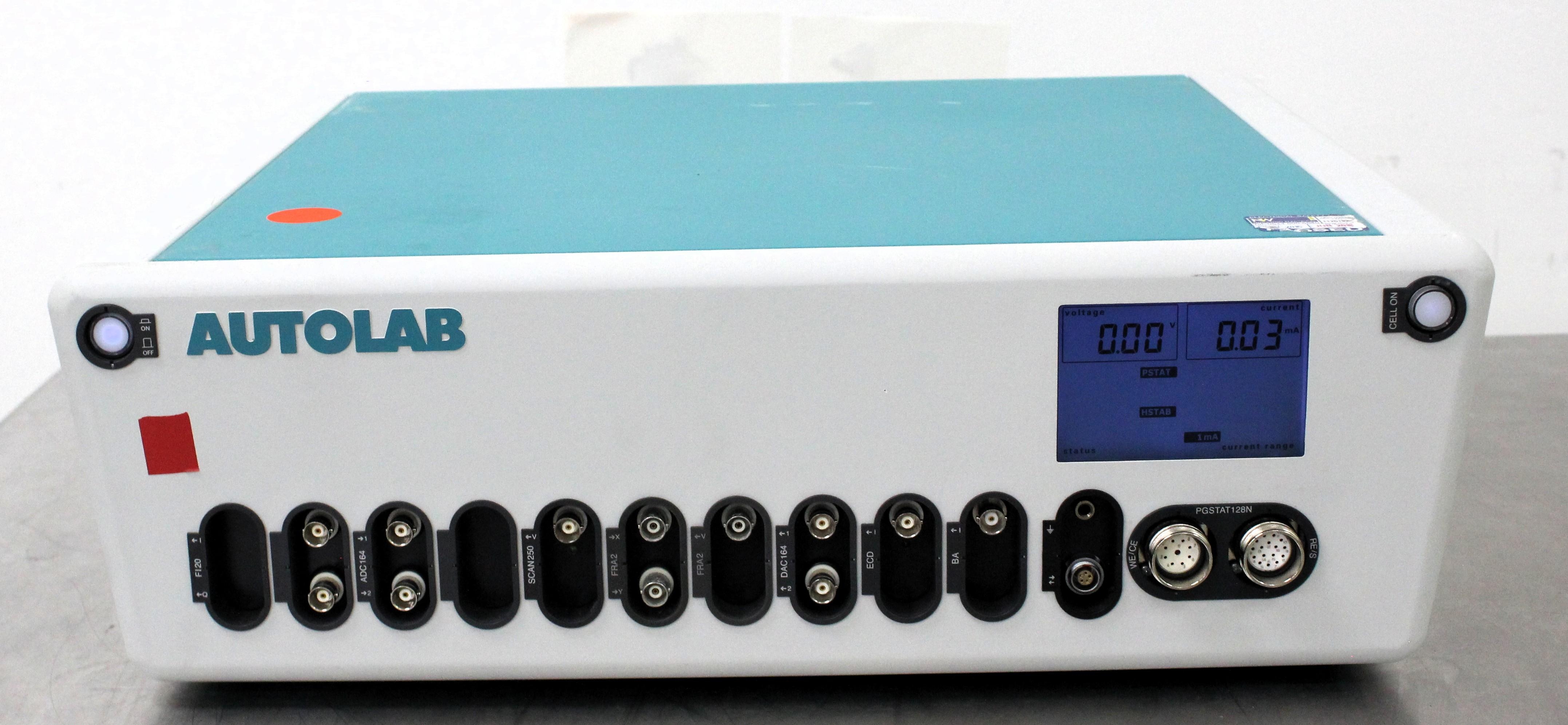 AutoLab PGSTAT128N Potentiostat/Galvanostat for Electrode Analysis + Software